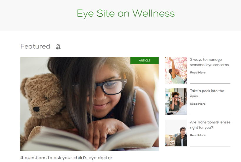 Eye Site on Wellness